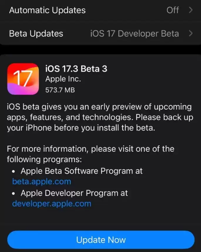 iOS17.3beta3更新体验怎么样？
