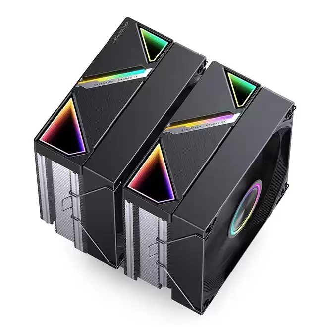乔思伯推出CR-3000V2双塔风冷：260W解热，“千层幻境”顶盖