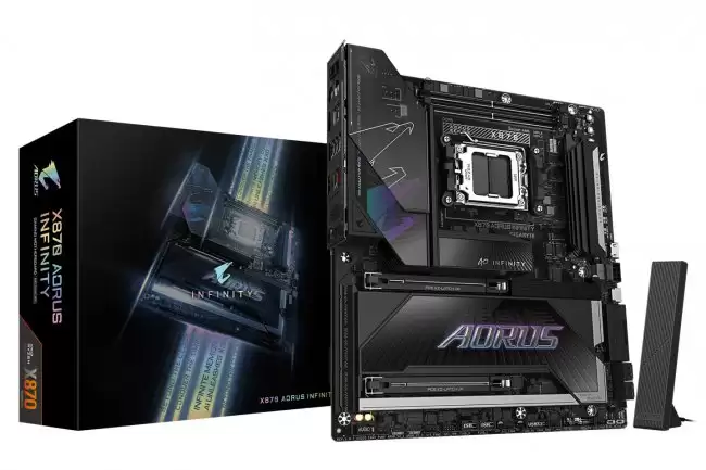技嘉 40 周年限定 AORUS INFINITY 板卡开启预售:主板 5999 元 显卡 6899 元起