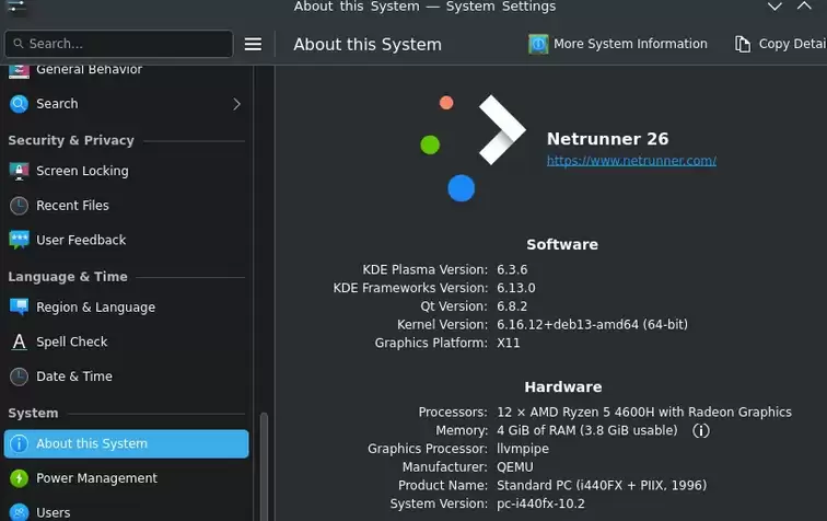 Netrunner 26 基于 Debian 13 的“Trixie”与 XIbre Xserver 发布