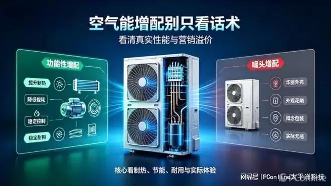 2026空气能热泵混战丨如何区分“噱头增配”与“功能性增配”?