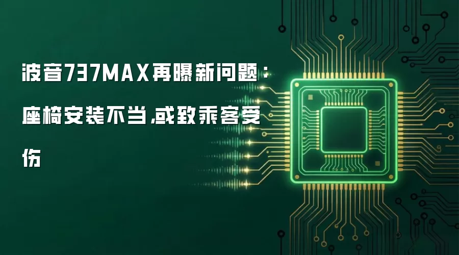 波音737MAX再曝新问题：座椅安装不当，或致乘客受伤
