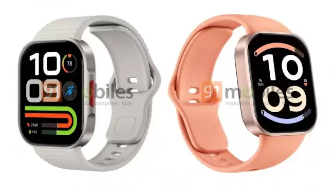 小米 REDMI Watch 6 Active / Lite 两款智能手表渲染图曝光