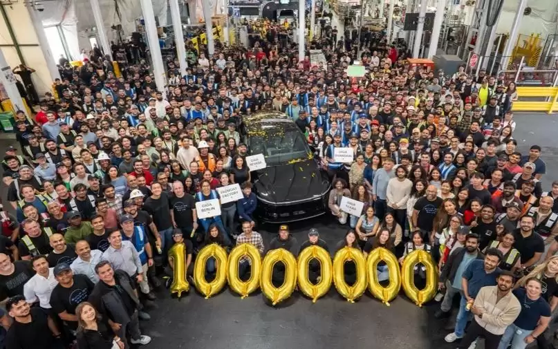 特斯拉全球第1000万辆电动车下线:全球每卖出2辆,超过1辆来自上海