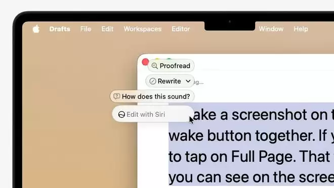 苹果macOS 27隐藏新特性:调用Siri AI内容创作