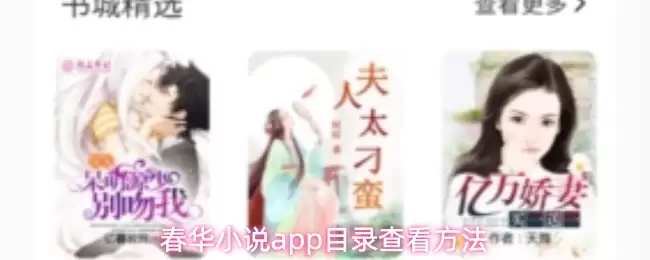春华小说app怎么看目录-目录查看方法