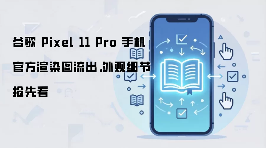 谷歌 Pixel 11 Pro 手机官方渲染图流出,外观细节抢先看