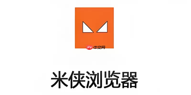 米侠浏览器底部菜单无法点击怎么办