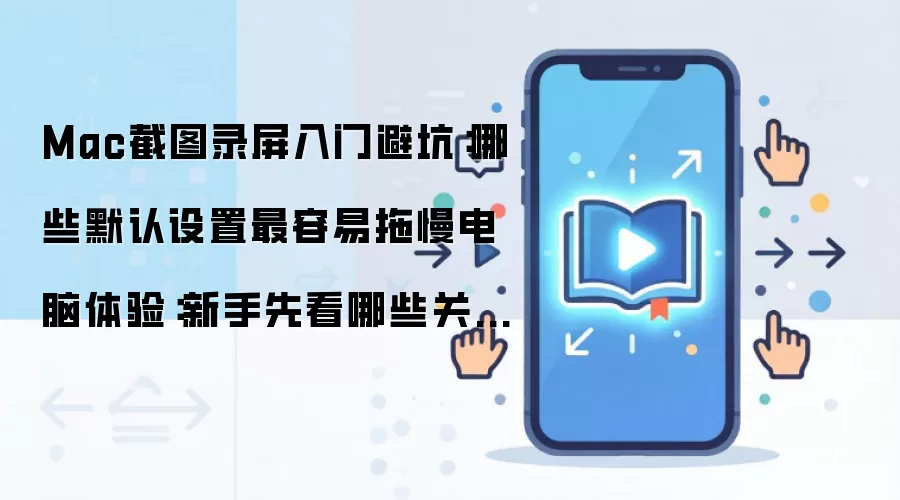 Mac截图录屏入门避坑：哪些默认设置最容易拖慢电脑体验：新手先看哪些关键点