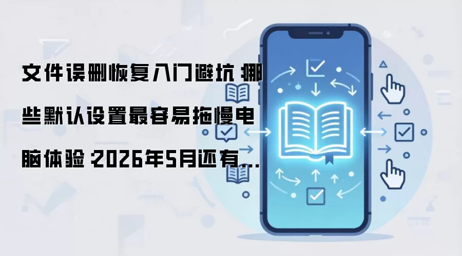 文件误删恢复入门避坑：哪些默认设置最容易拖慢电脑体验：2026年5月还有哪些新变化值得关注
