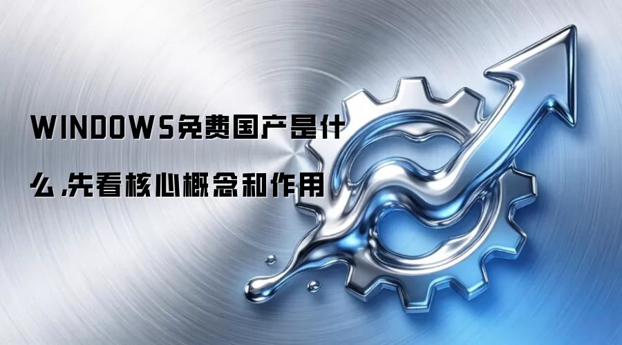 WINDOWS免费国产是什么,先看核心概念和作用