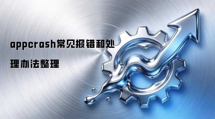 appcrash常见报错和处理办法整理