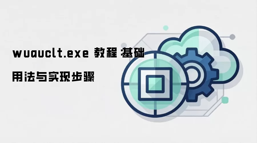wuauclt.exe 教程:基础用法与实现步骤