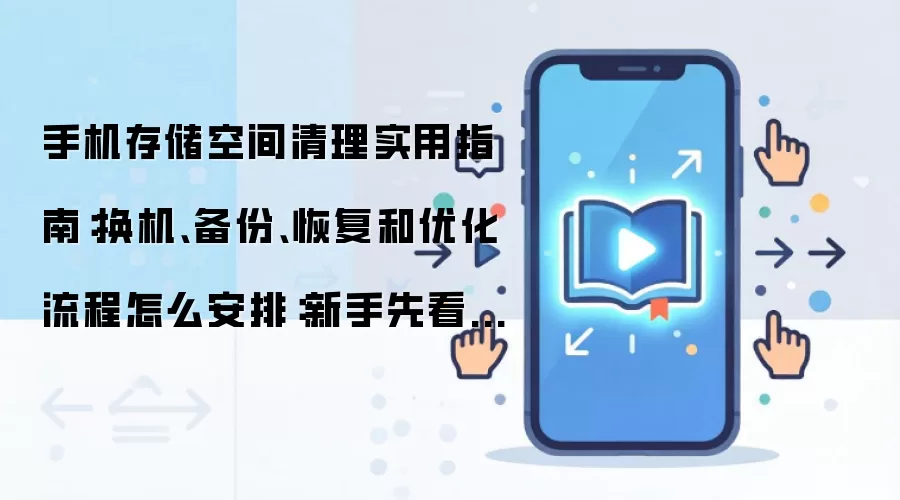 手机存储空间清理实用指南：换机、备份、恢复和优化流程怎么安排：新手先看哪些关键点
