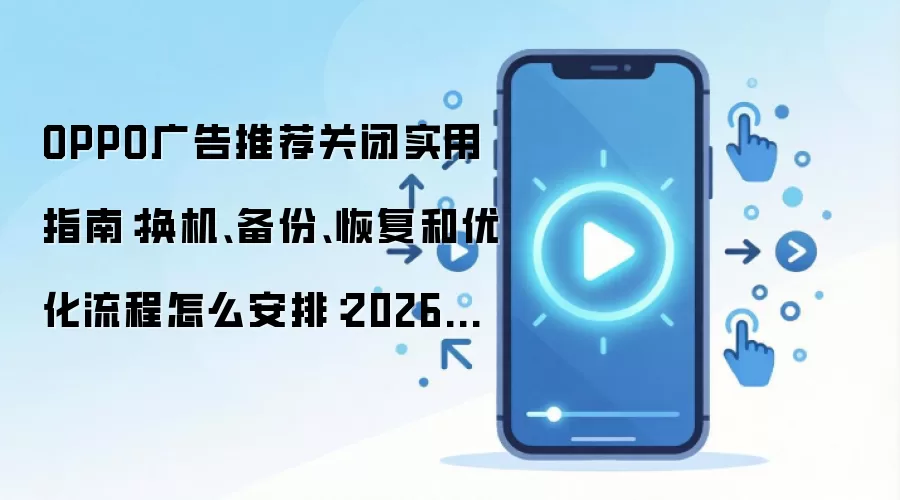 OPPO广告推荐关闭实用指南：换机、备份、恢复和优化流程怎么安排：2026年5月还有哪些新变化值得关注