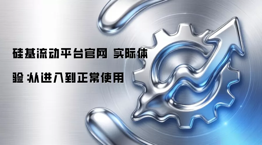 硅基流动平台官网 实际体验：从进入到正常使用
