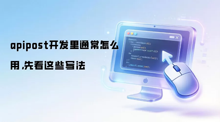 apipost开发里通常怎么用，先看这些写法