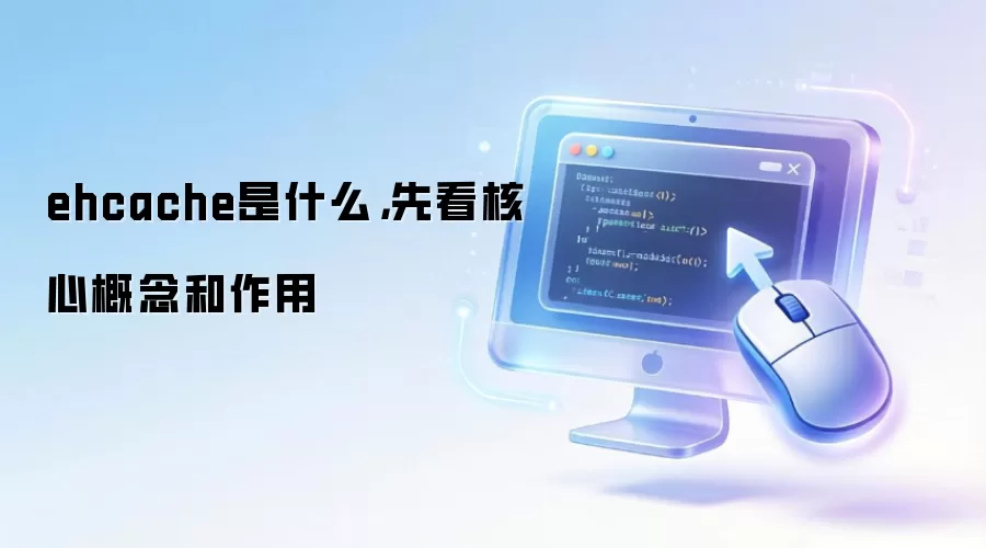 ehcache是什么，先看核心概念和作用