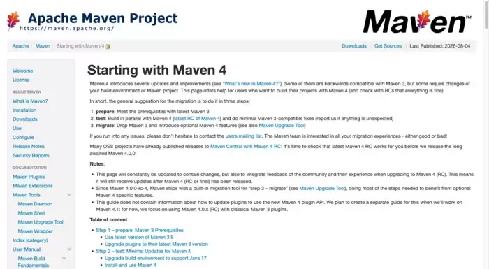Maven 4迁移路线公布:官方建议分三阶段验证升级