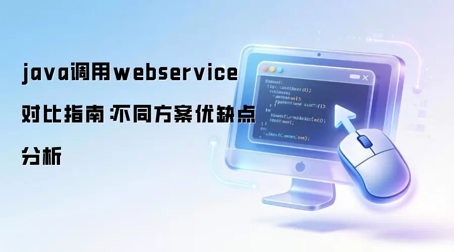 java调用webservice 对比指南:不同方案优缺点分析