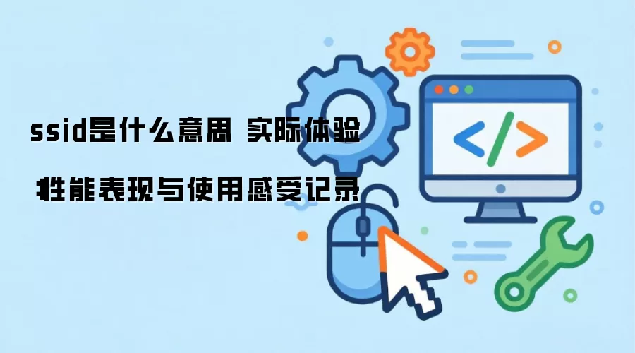 ssid是什么意思 实际体验:性能表现与使用感受记录