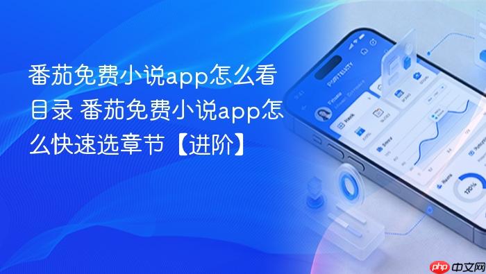 番茄免费小说app怎么看目录
