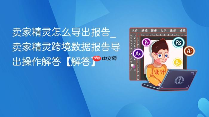 卖家精灵怎么导出报告