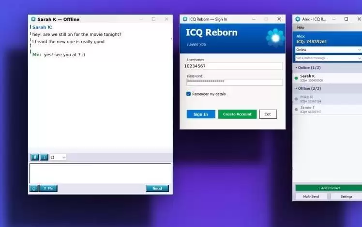 粉丝出手复活“聊天软件鼻祖”ICQ,暂不支持语音/视频聊天