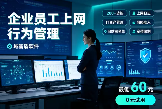 企业员工上网行为管理的三个办法是什么?科普三个方法原理,域智盾为何更适合企业?