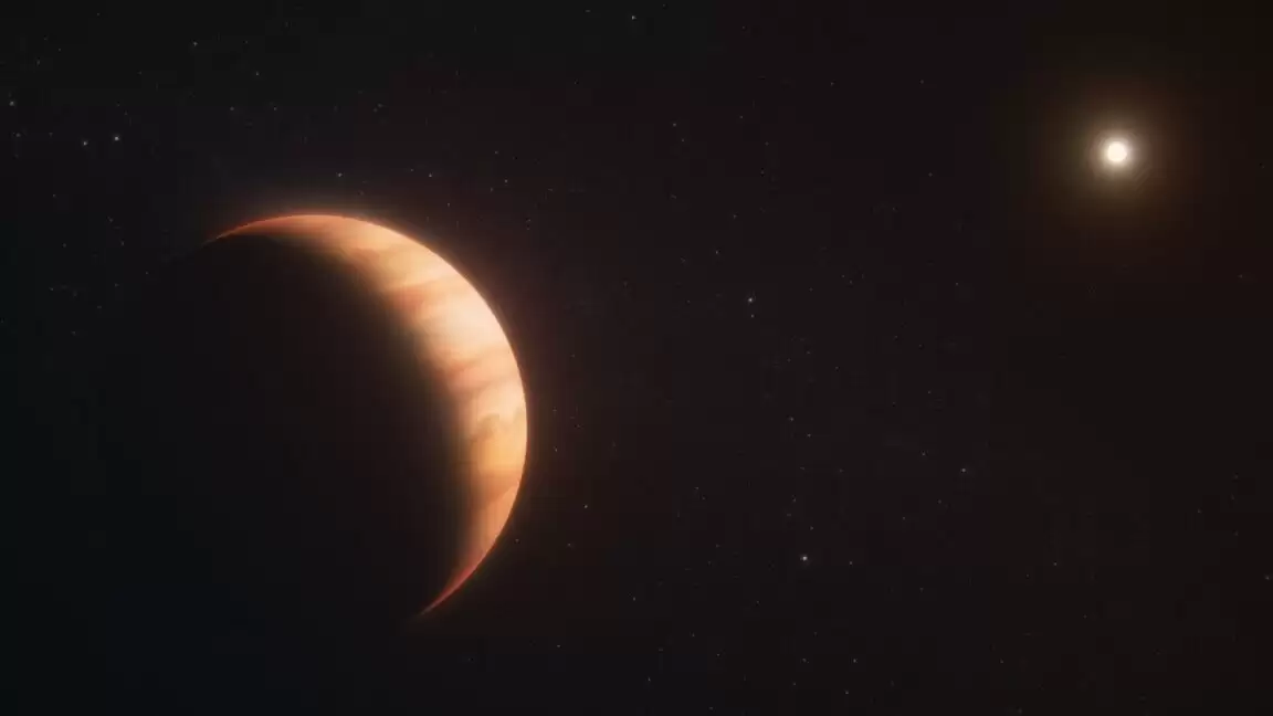白矮星旁的幸存者:JWST发现一颗异常炽热的木星级行星
