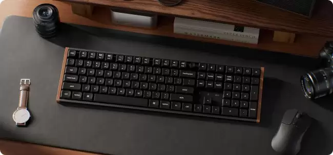 Keychron 推出 K5 Ultra 8K 矮轴机械键盘:樱桃木饰板、8K 回报率 115 美元