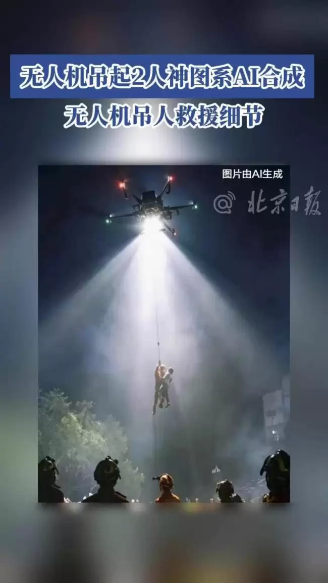 无人机救援真相横州分享真实细节打破‘神兵天降’传闻
