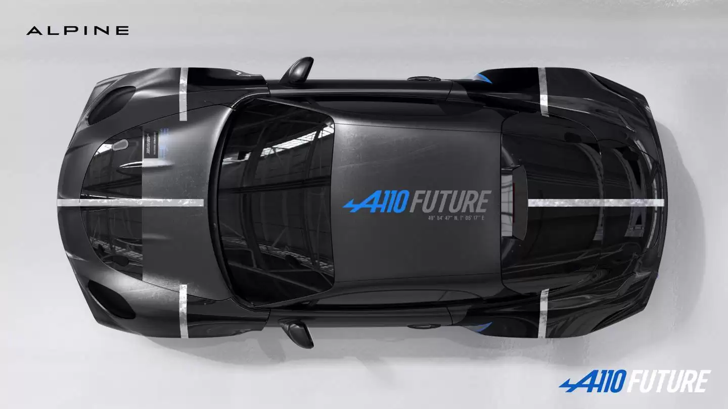 雷诺Alpine A110 FUTURE原型车亮相 纯电跑车技术验证迈出关键一步