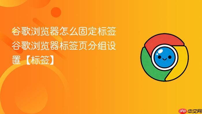 谷歌浏览器怎么固定标签