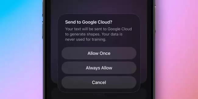 苹果 iOS 27 更新AI 生图等功能将数据发送至(G-G)云
