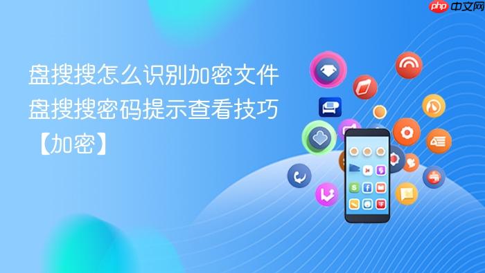 盘搜搜怎么识别加密文件 盘搜搜密码提示查看技巧【加密】