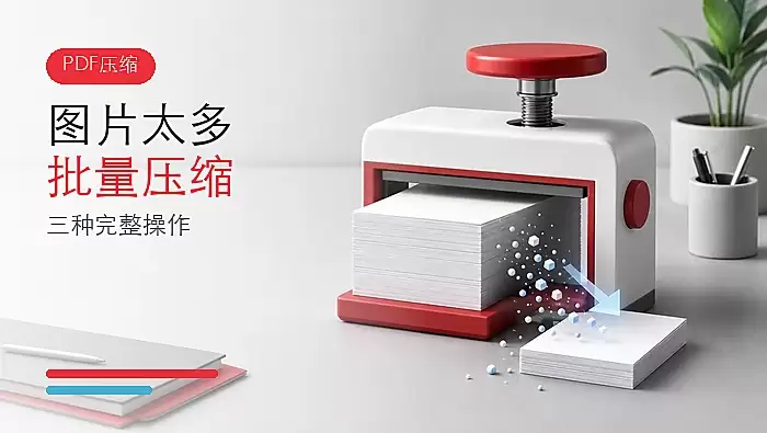 PDF图片太多怎么批量压缩?PDF文档如何压缩变小?