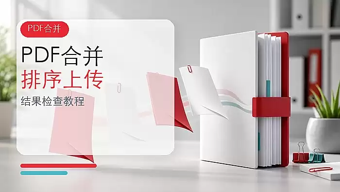 PDF怎么合并成一个文件？排序上传与结果检查教程