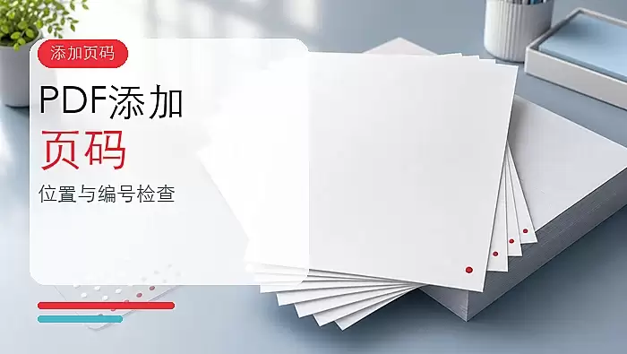 PDF添加页码要怎么操作?PDF文件加页码的方法有哪些?
