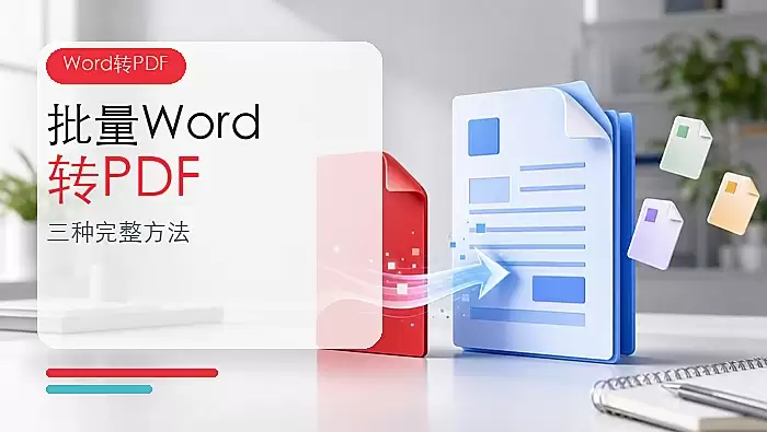 批量Word怎么转PDF?Word文档如何批量转PDF?