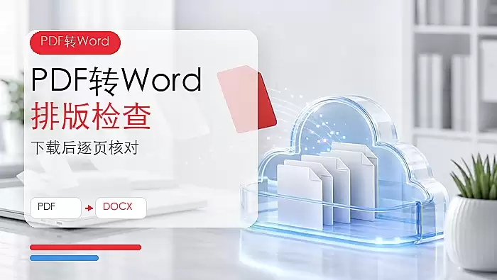 PDF怎么转换成Word文档?转换后如何检查排版?