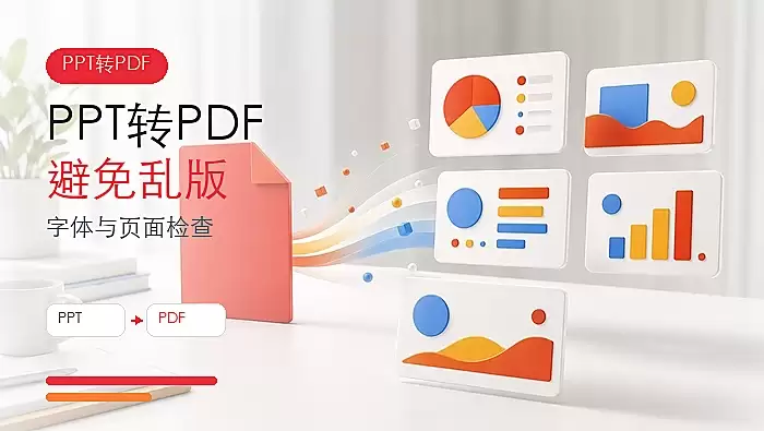 PPT怎么转换成PDF格式?转换后如何避免版式变化?