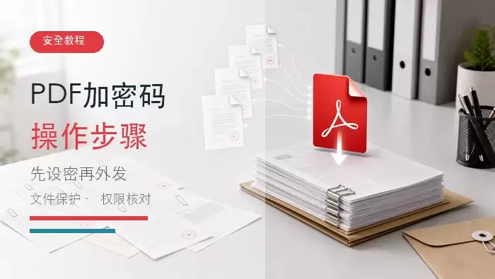 如何给PDF加密码？PDF文件加密操作步骤是什么？封面