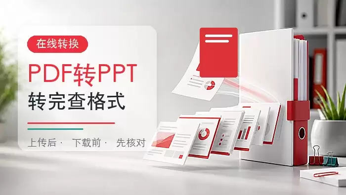 PDF转PPT怎么操作?在线免费转换和格式检查方法
