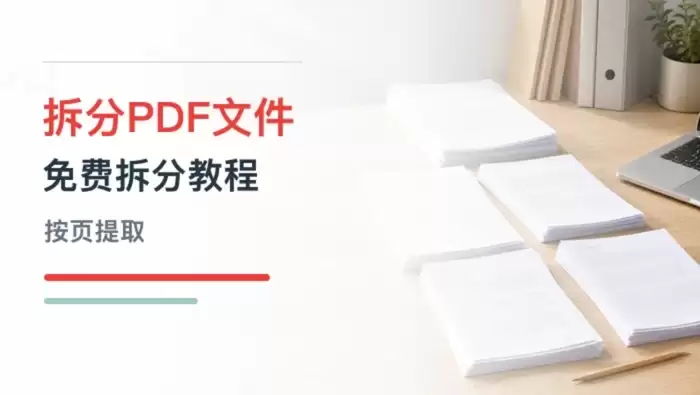 拆分PDF文件怎么操作?支持免费拆分PDF文档吗?