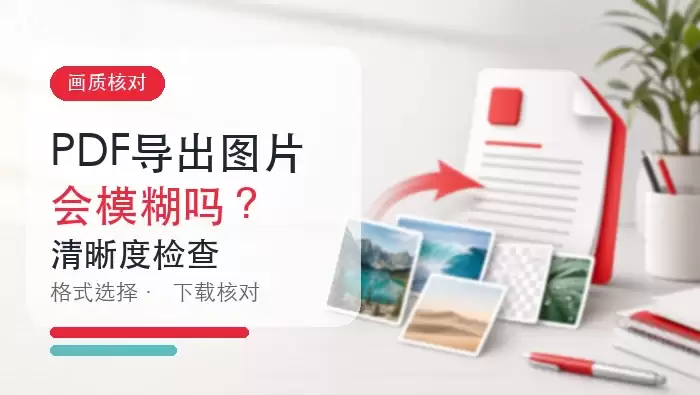 PDF页面导出图片会模糊吗封面