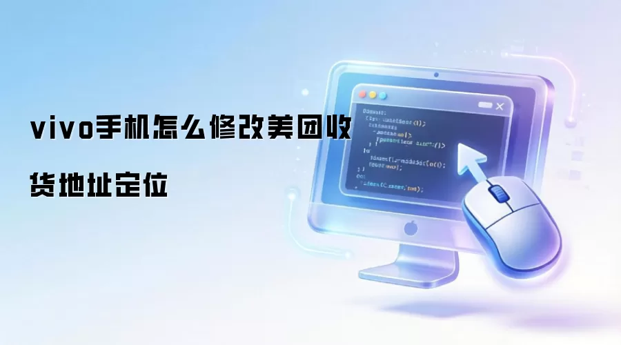 vivo手机怎么修改美团收货地址定位