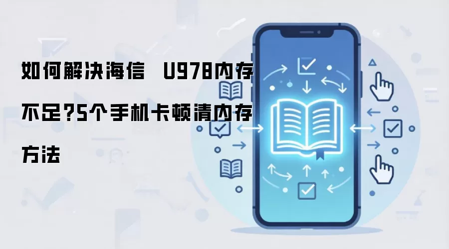 如何解决海信 U978内存不足?5个手机卡顿清内存方法