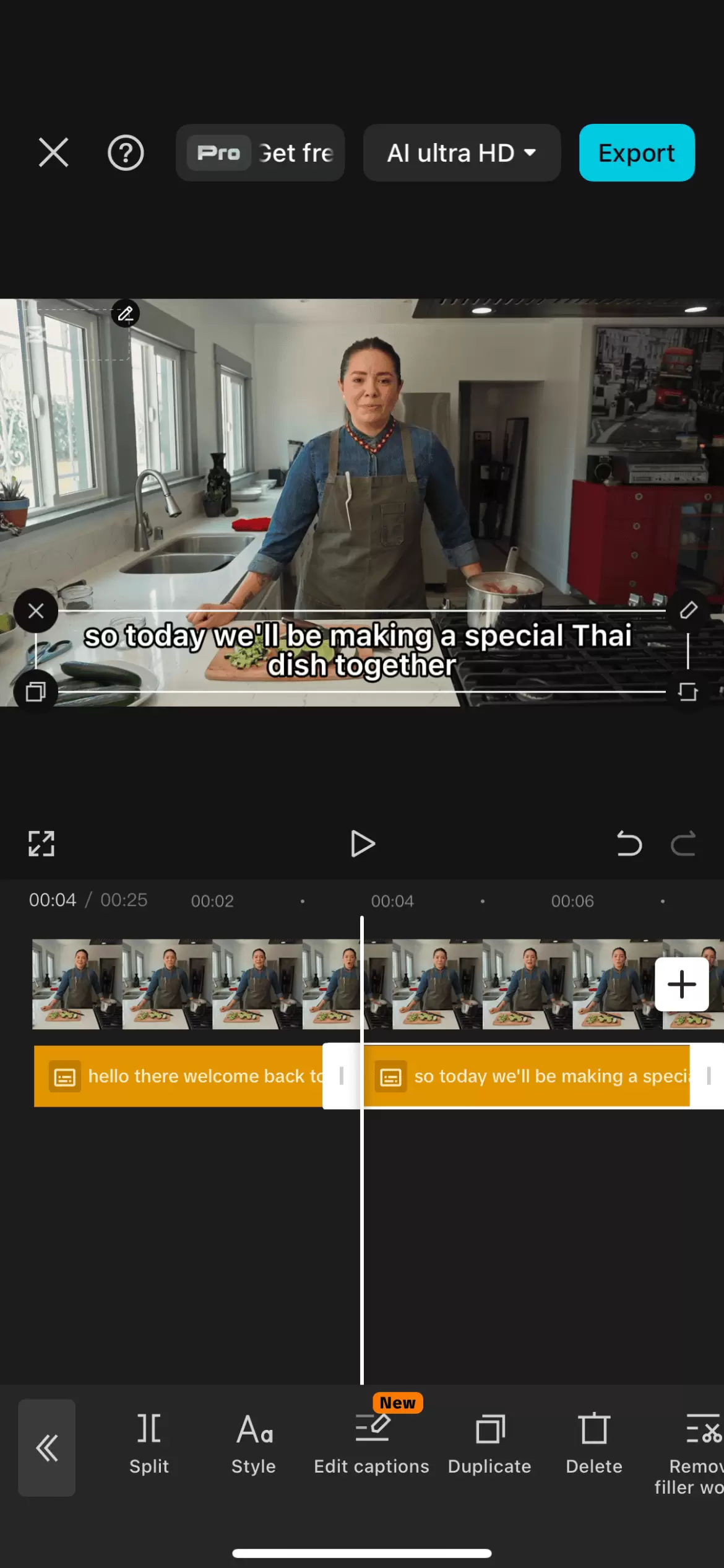 手机剪辑里的字幕和文本入口,适合在口播或步骤说明完成后统一添加。