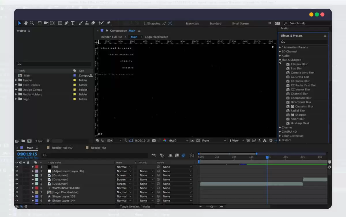 After Effects 工作区中可以看到合成窗口、时间线和素材面板,适合判断教程书是否围绕真实界面讲解。